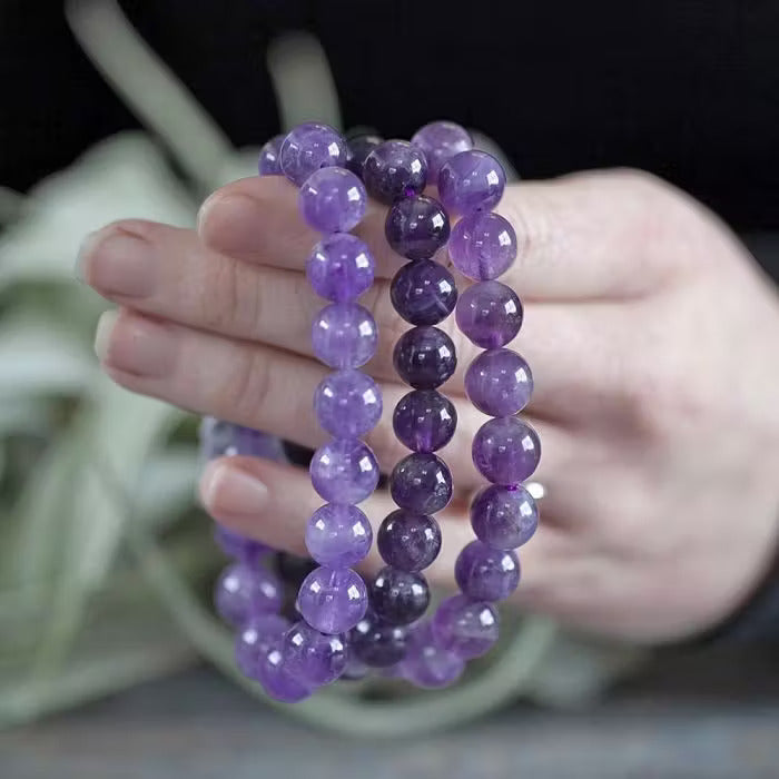 Amethyst Gemstone Bracelet (Certified)